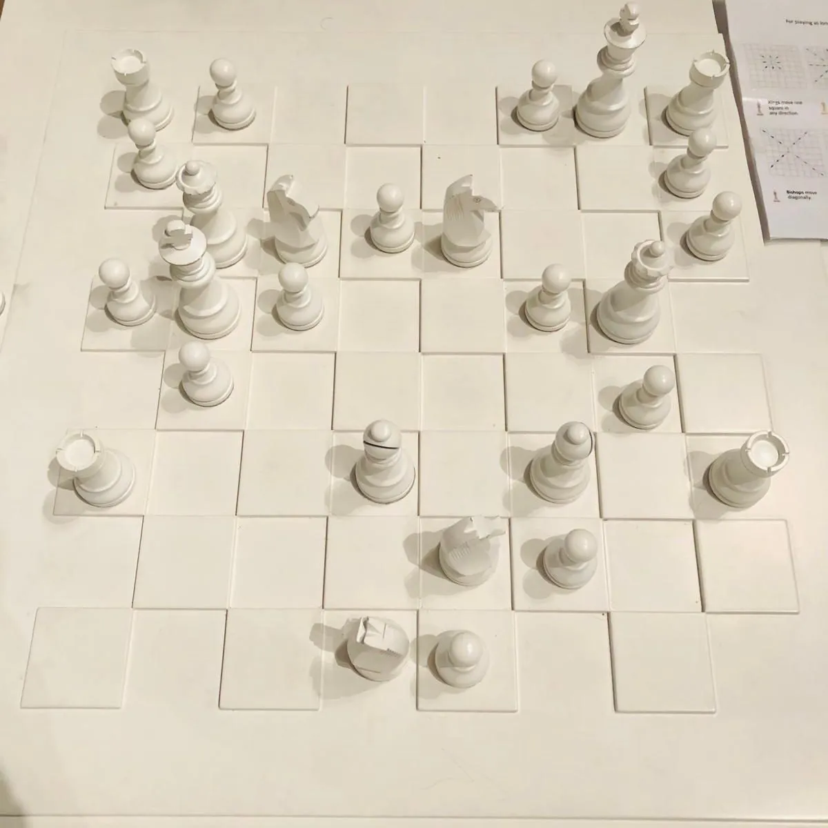 Yoko Ono • White Chess Set • 1966