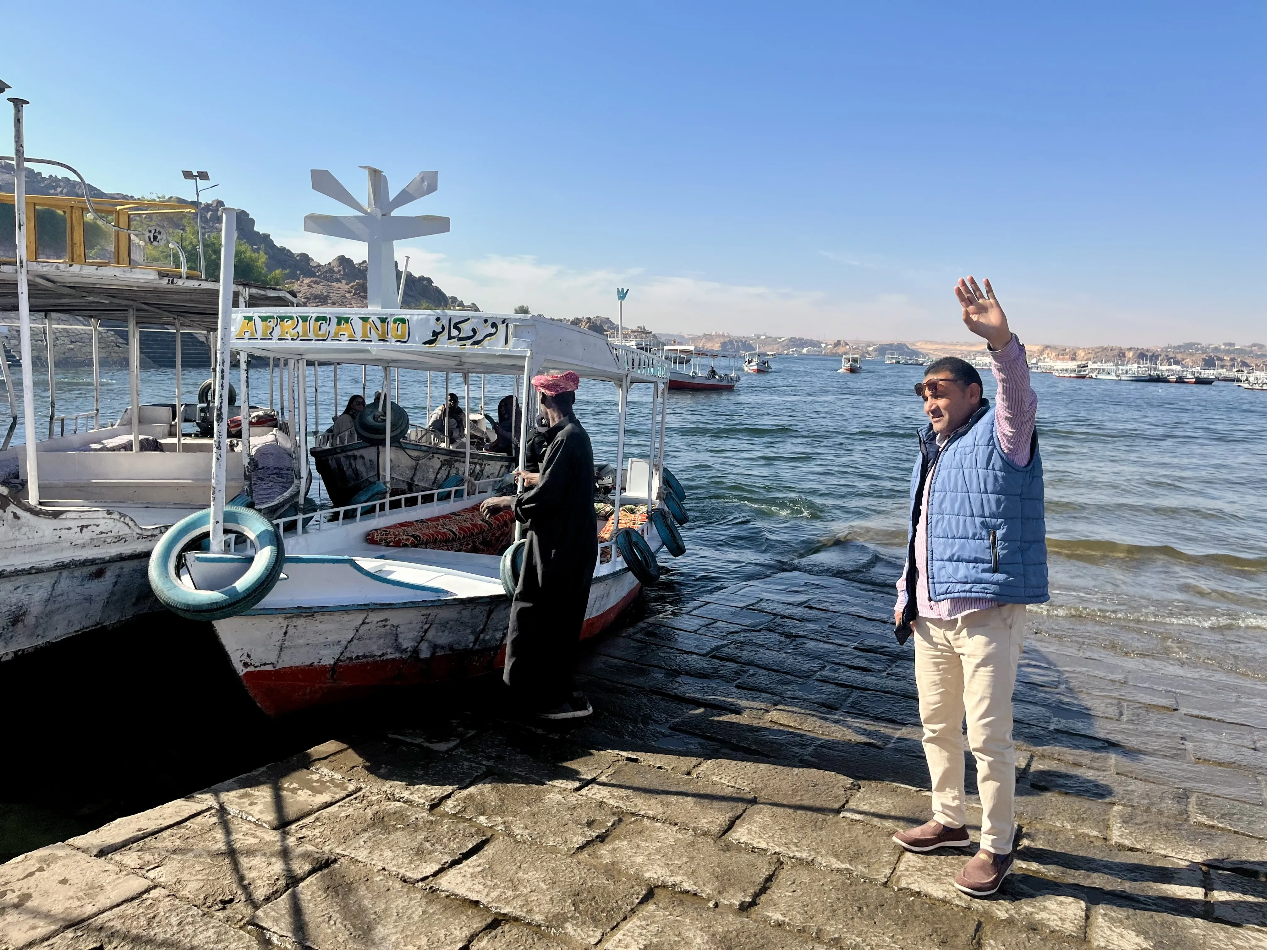Our guide Khaled